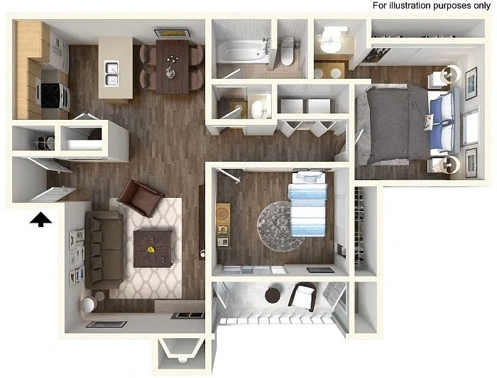 Floor plan 2X125