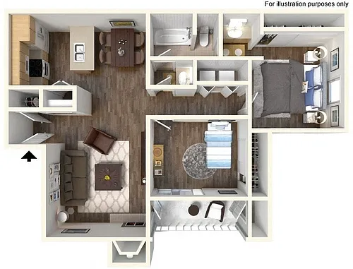 Floor plan 2X125