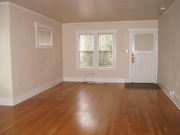 Beautiful hardwood floors in living area
