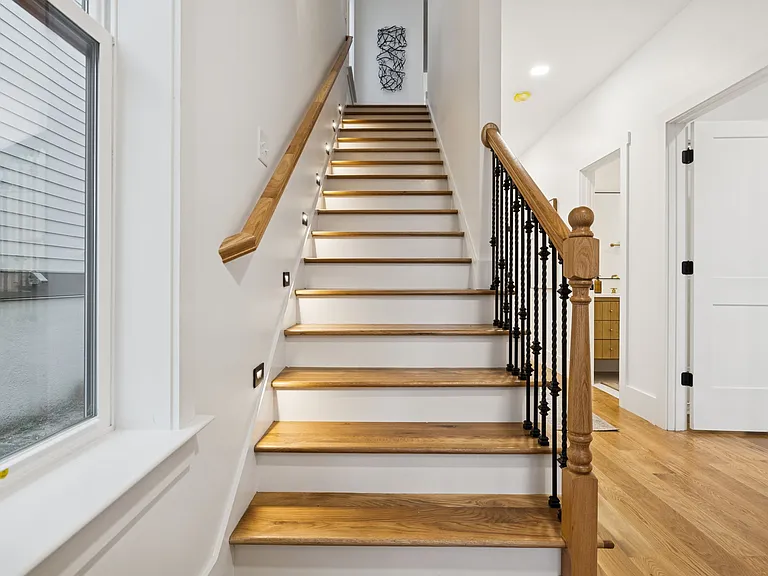 Stairs leading to the third floor.