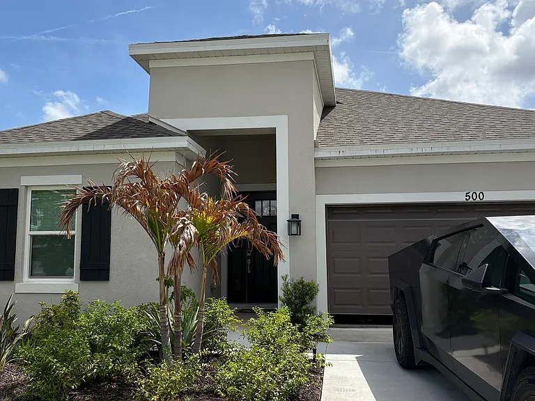 Front of the house
