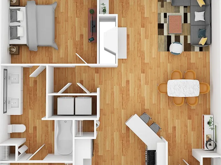 1 Bedroom | 1 Bath | 807 SF 1 Bedroom | 1 Bath | 807 SF