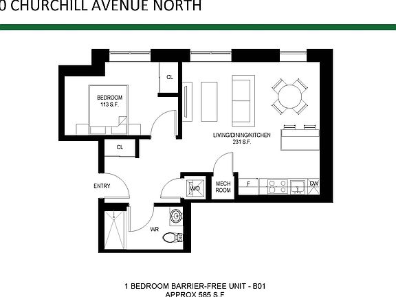 5th image of 630 Churchill Ave N #202