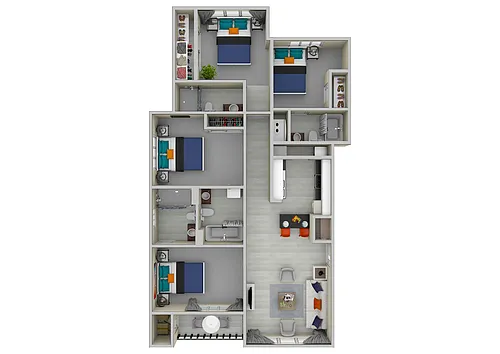 Floor plan Monroe