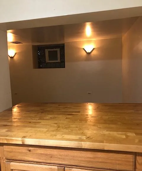 pass through to the living space