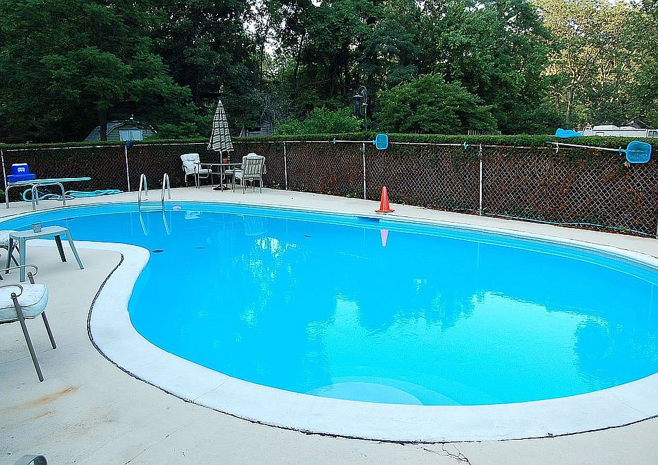 Pool with 2 lots 3/4 acre