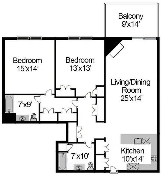 Floor plan Penthouse