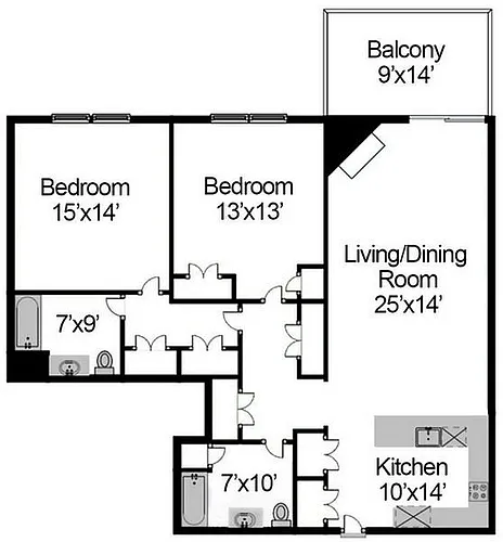 Floor plan Penthouse