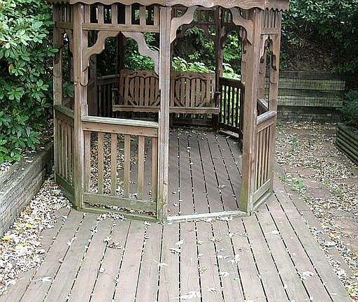 Back Yard, Deck with Gazbo