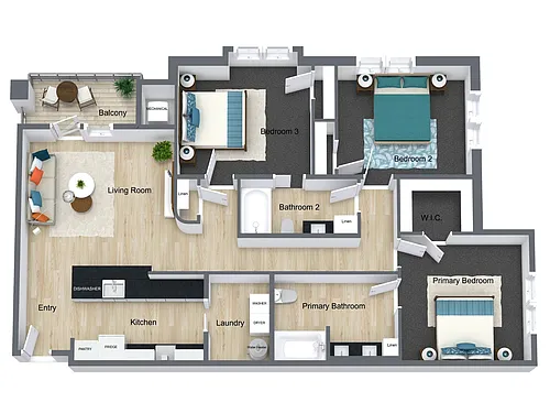 Floor plan Sunset