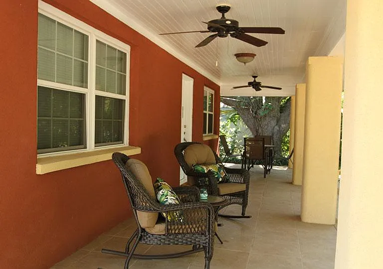 Spacious Front Porch