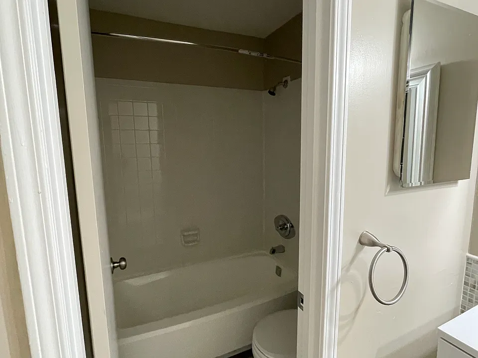 tub/toliet area in owners suite #1