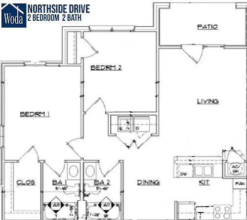 Floor plan 2X2