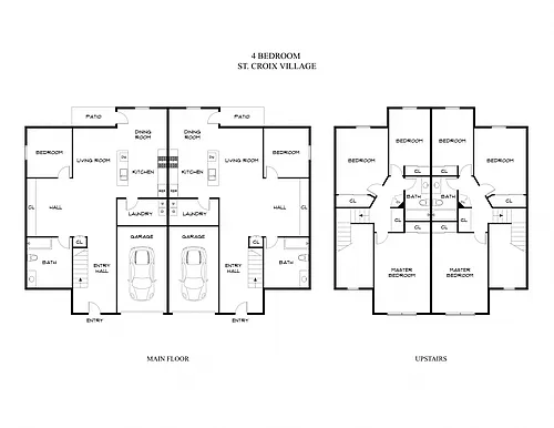 Floor plan Four Bedroom A