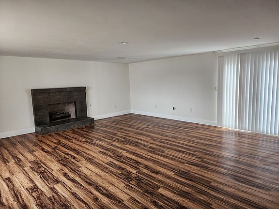 Living room with doors to patio.