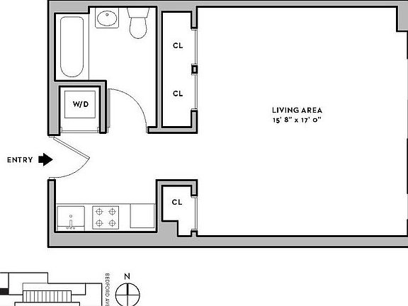 2nd image of 250 Bedford Ave #129/401