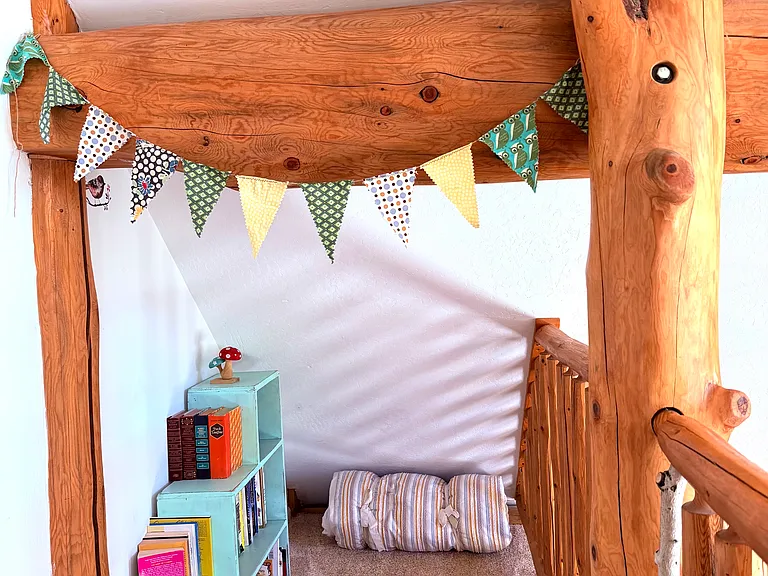 upstairs "nook" on landing