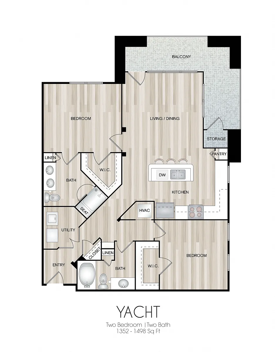 Floor plan Sail, Cruiser, Anchor, & Yacht
