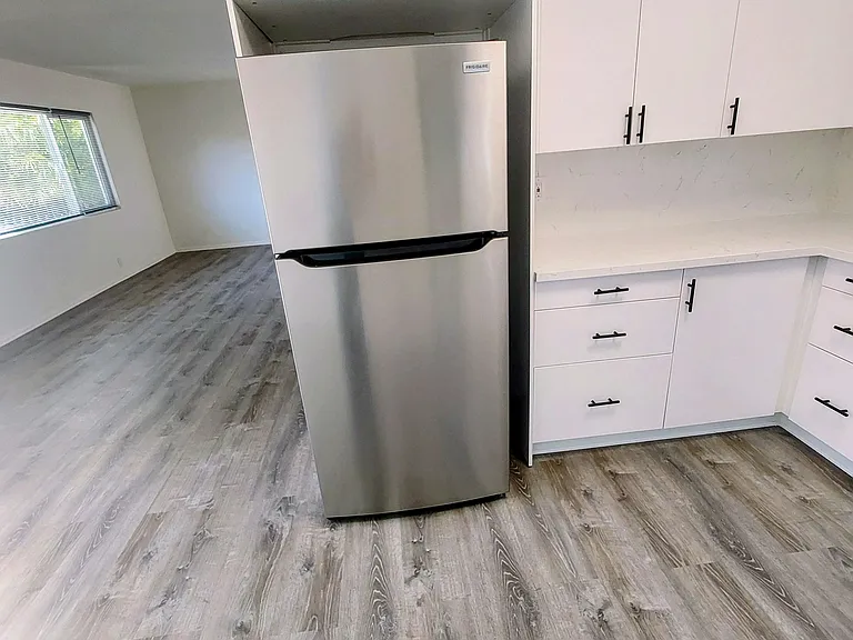 New stainless refrigerator