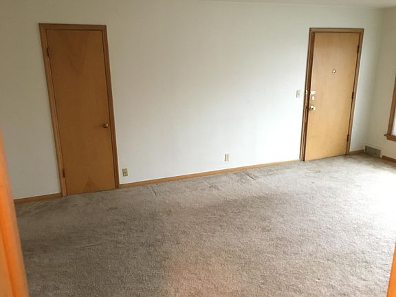Living and family room. Front entry door on right.