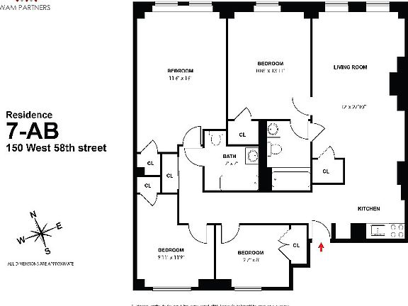 2nd image of 150 W 58th St APT 7A