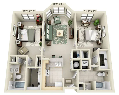 Floor plan B2B