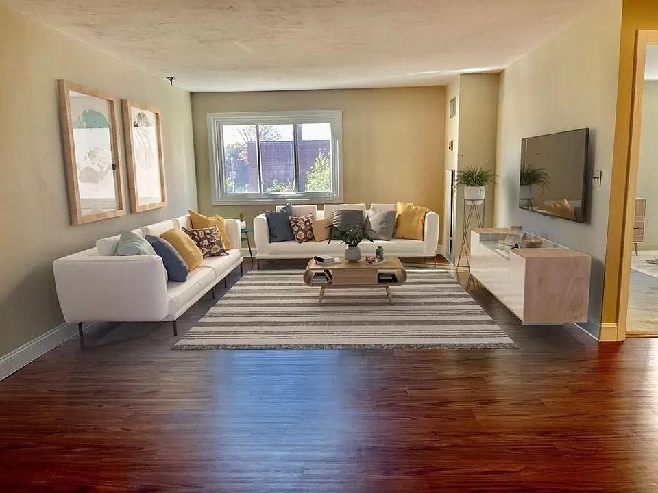 Living room area with Staged Furniture, for your reference.