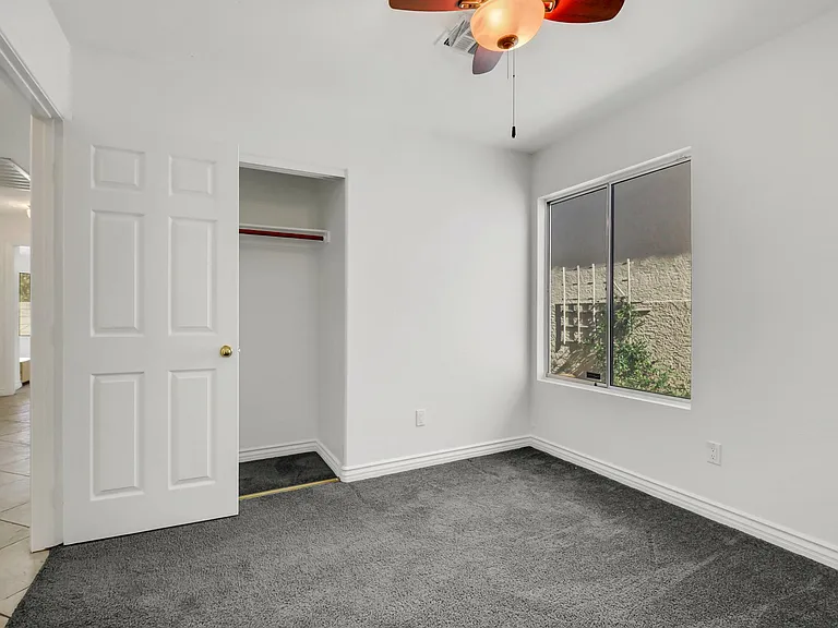 bedroom - now upgraded to luxury laminate flooring!