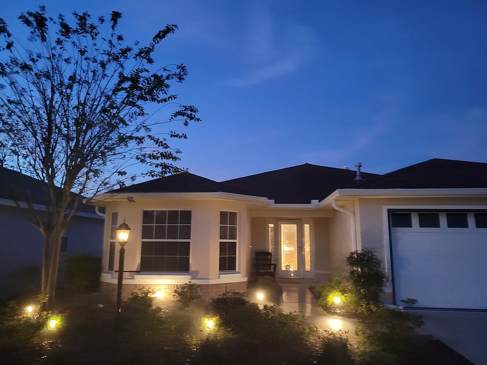 Exterior view of home early in the morning