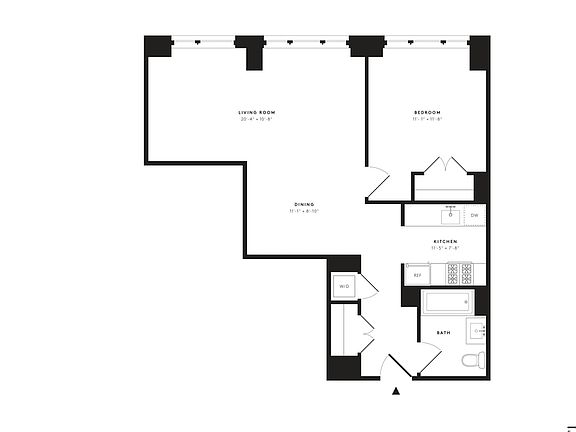 2nd image of 535 W 43rd St #5H