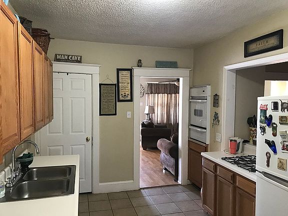 view from back door, kitchen