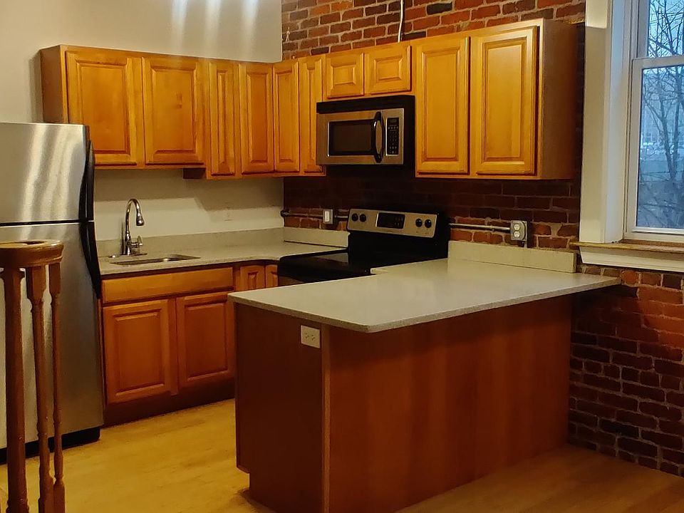 Open kitchen area with dishwasher