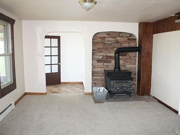 Family Room with wood burning stove