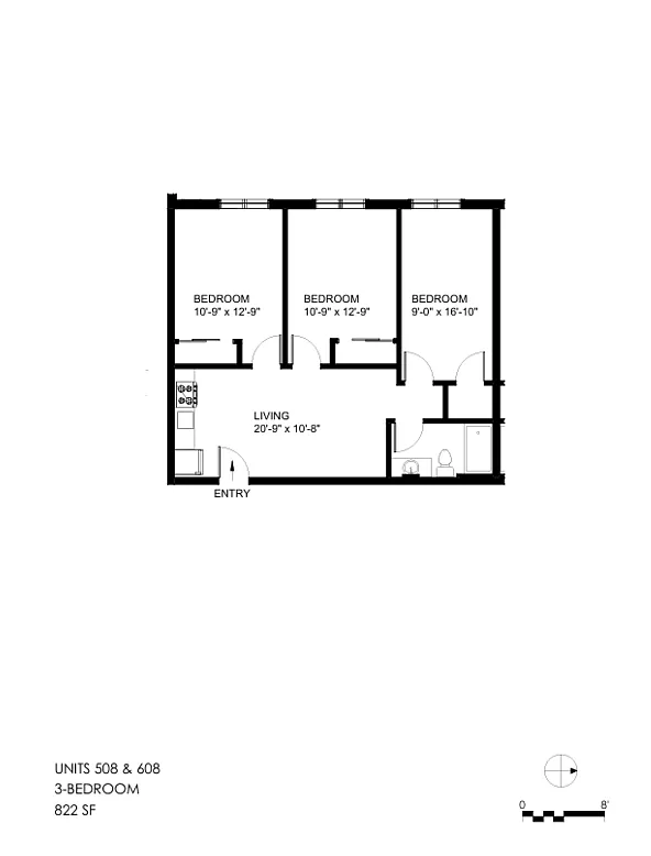 3 bed, 1.0 bath, $3,555 — Photo 2