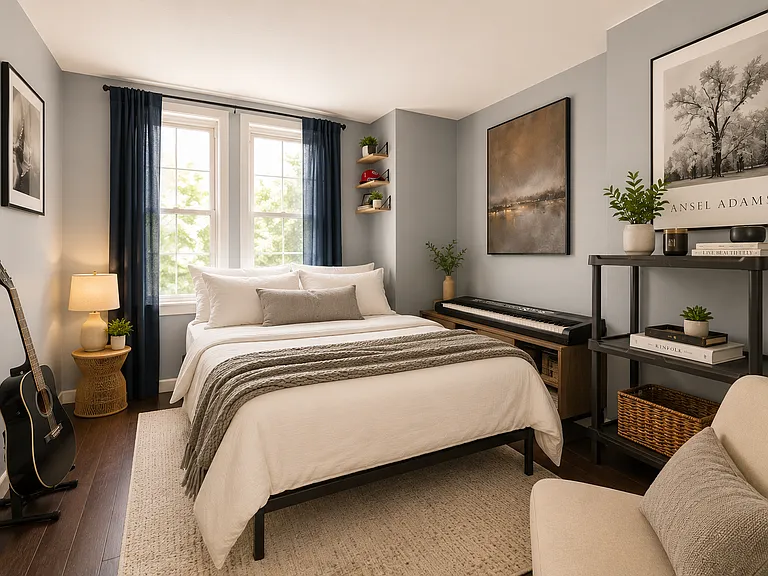 removed clutter of tenants virtually