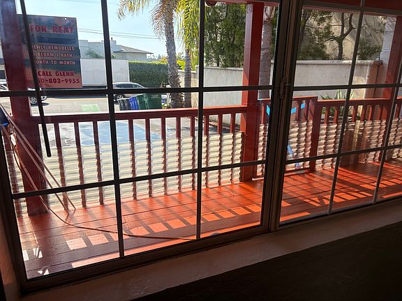 LOWER DECK FACEING ON SITE PARKING