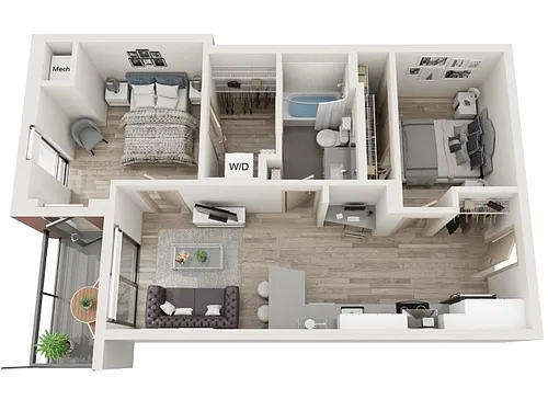 Floor plan G