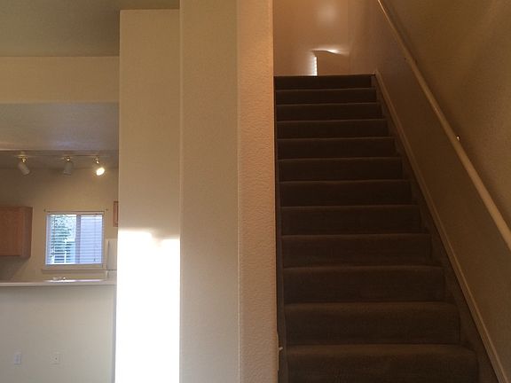 Stairwell from main floor to the upstairs