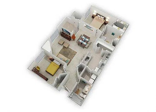 Floor plan Fairwinds Flat - Standard