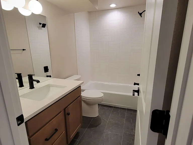 Basement bathroom