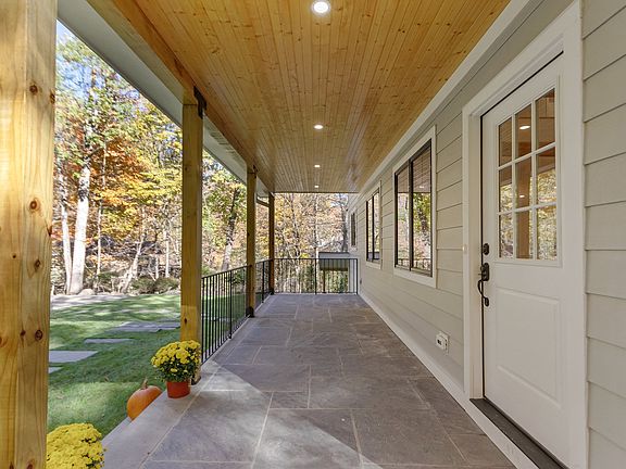 view of Front Porch looking out into spacious yard