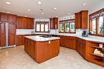 Gourmet Kitchen with island