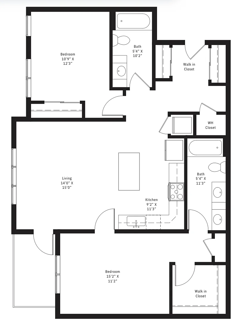 Floor plan 2X2