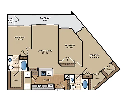 Floor plan E1