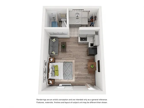 Floor plan Studio