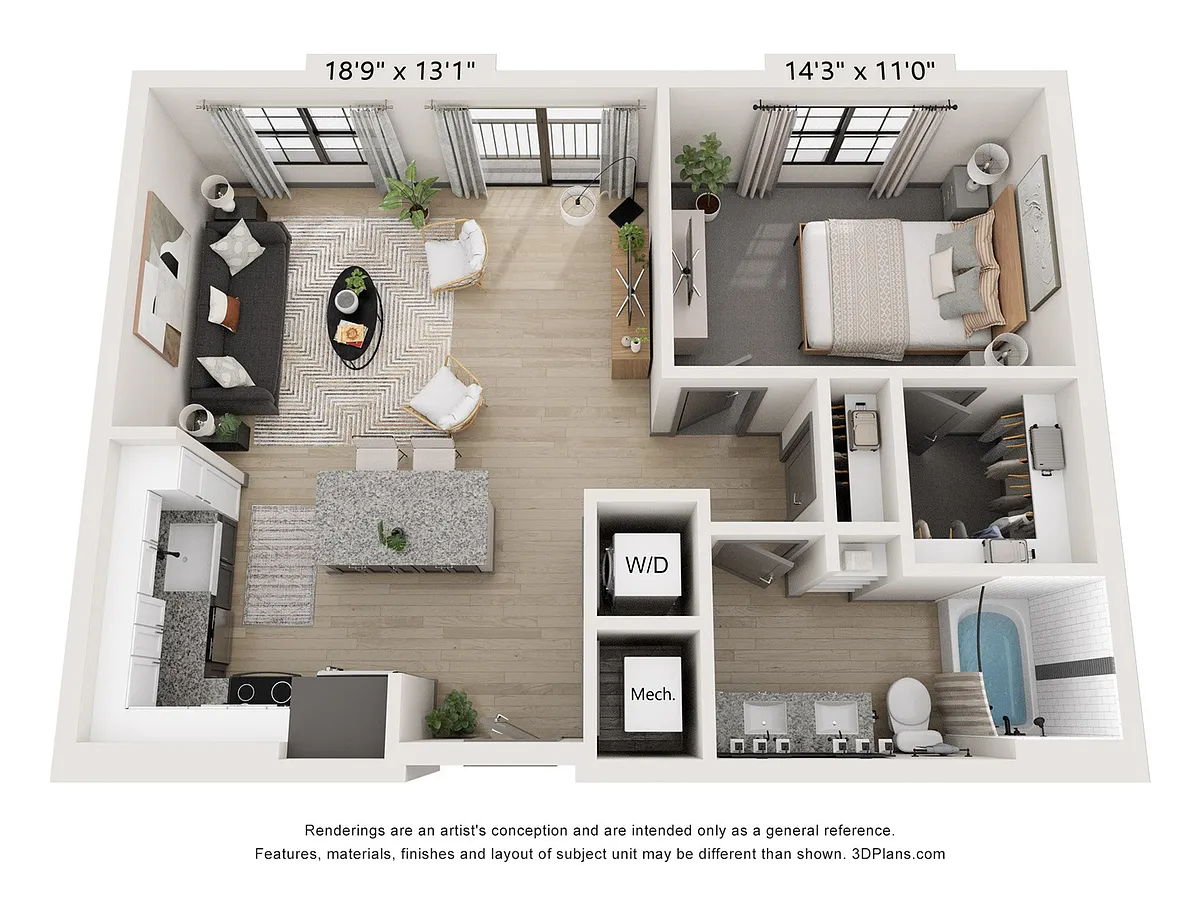 Floor plan A3LL