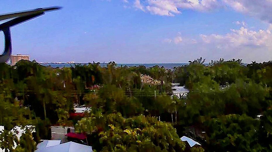 Ocean view from top deck 