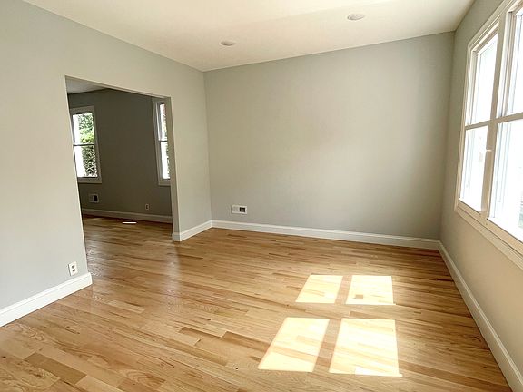 Living area near front of house