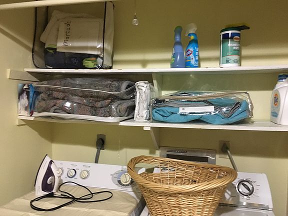 Laundry closet
