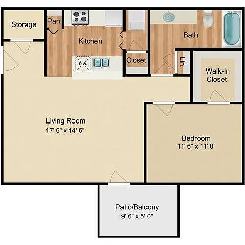 Floor plan Woodland Granite